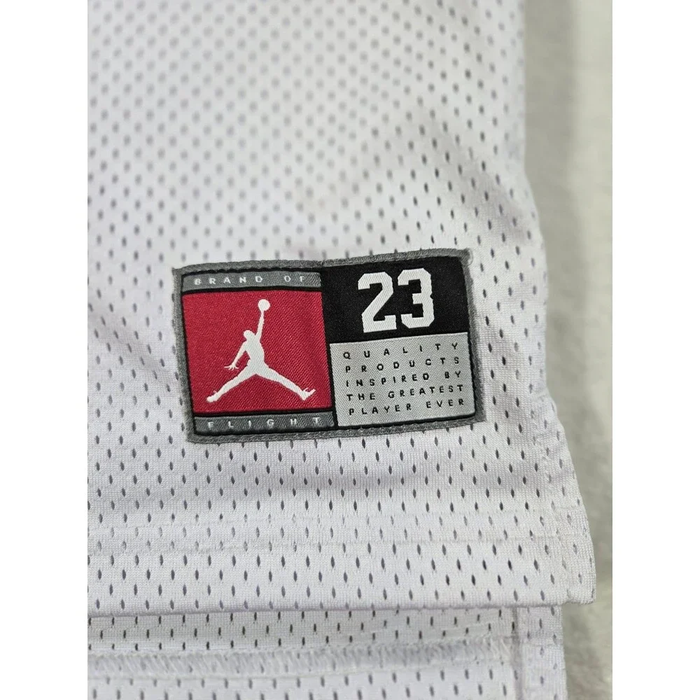 Boys Air Jordan #23 Basketball Jersey White Carolina Blue Youth Large 12-13 Yrs